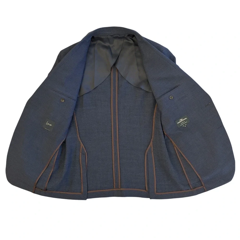 Rodd & Gunn Blazer Mens M 40 Sports Fit Wool Stretch Marlane Unstructured Navy